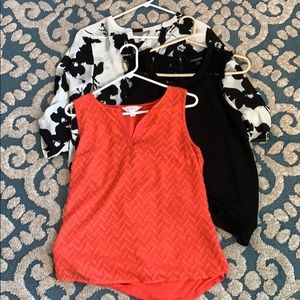 Lot of Three Size Medium Women’s Blouses